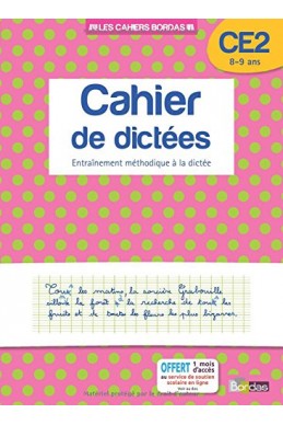 Cahier de dictées CE2