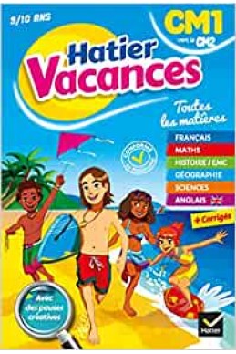Cahier de vacances - CM1 - CM2 9 - 10 ans